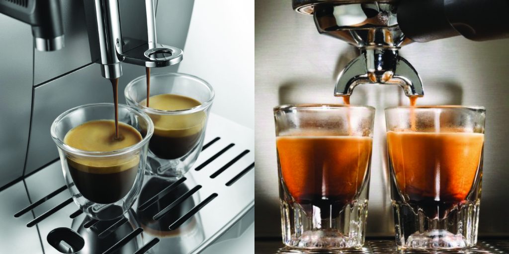 Tradicinis espresso aparatas vs automatinis gaminant espresą